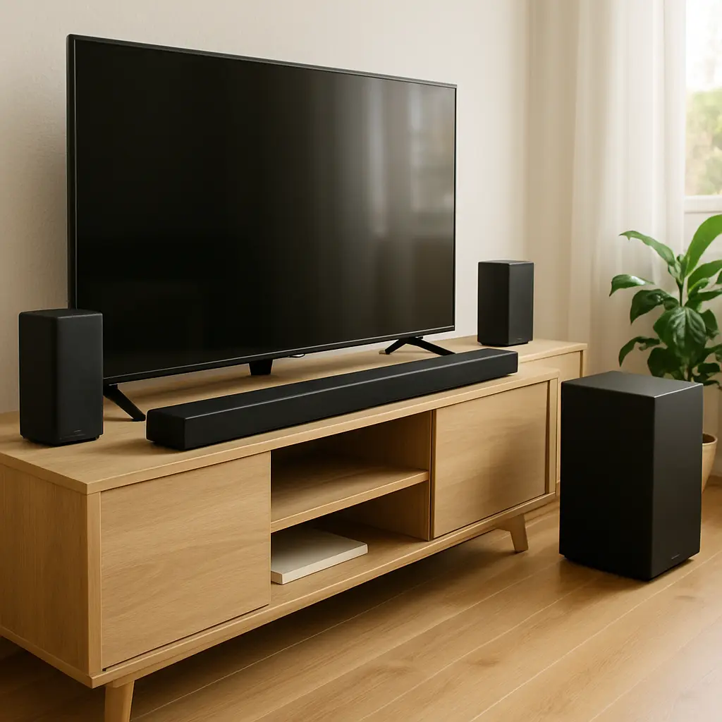 Samsung HW-Q990F (HW-Q995F) – système Dolby Atmos 11.1.4 avec caisson et enceintes arrière sans fil